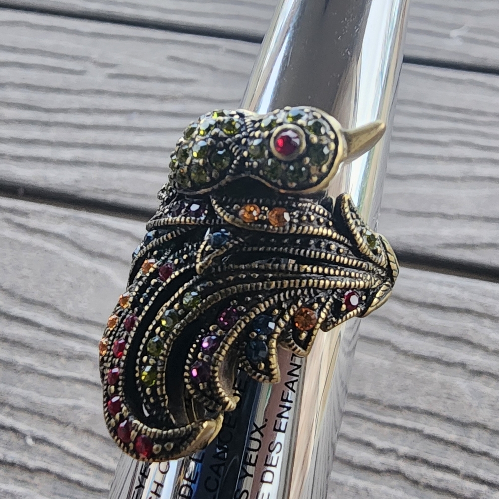 Beautiful bird ring - Picture 5 of 9